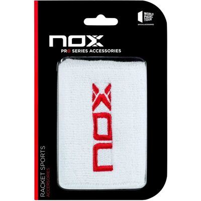 Poignet Sportif Blanc NOX - Accessoire Sportif Unisexe - Publicité Poignet Sportif Blanc NOX - Accessoire Sportif Unisexe - Publicité