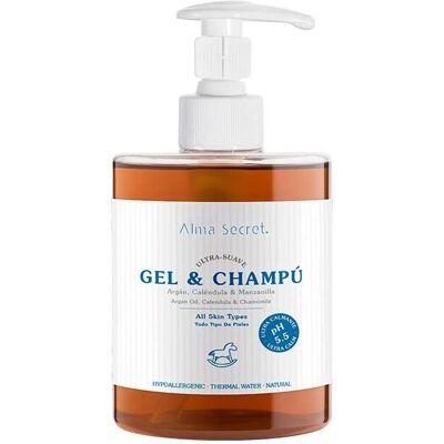 Alma Secret Gel-Shampoo Suave con Argán, Caléndula y Manzanilla - Champú Alma Secret Gel-Shampoo Suave con Argán, Caléndula y Manzanilla - Champú