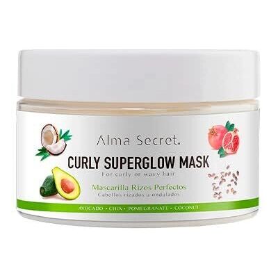 Alma Secret Curly Superglow Hair Mask - Vegan, Natural, 250ml Alma Secret Curly Superglow Hair Mask - Vegan, Natural, 250ml