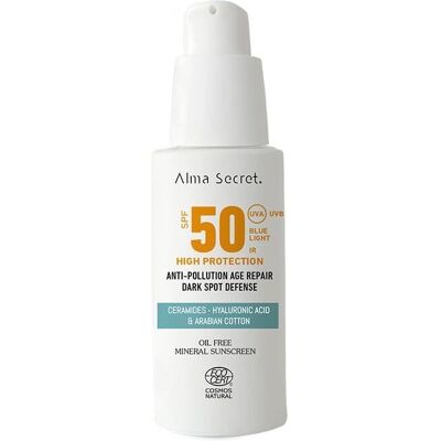 Crema Viso Alta Protezione SPF50 Alma Secret Crema Viso Alta Protezione SPF50 Alma Secret
