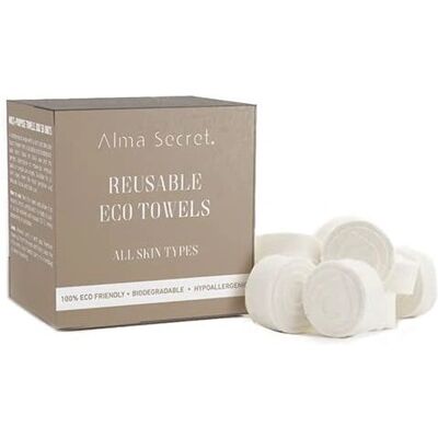 Alma Secret Reusable Eco-towels Compressed Wipes - eco-towels Alma Secret Reusable Eco-towels Compressed Wipes - eco-towels