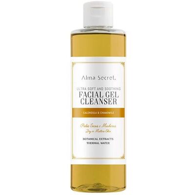 Gel Nettoyant Visage Alma Secret - Calendula & Camomille - 200ml - Publicité Gel Nettoyant Visage Alma Secret - Calendula & Camomille - 200ml - Publicité
