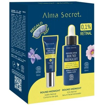 Alma Secret Custodia Rotonda Midnight - Set di skincare notturna - 3 pz Alma Secret Custodia Rotonda Midnight - Set di skincare notturna - 3 pz