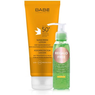 Loción Solar SPF 50+ Babé - Amplio Espectro, Piel Sensible Loción Solar SPF 50+ Babé - Amplio Espectro, Piel Sensible