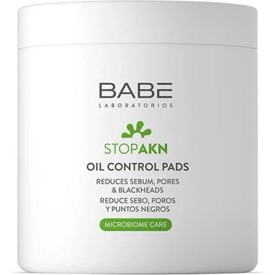 Babé Stop AKN Ölkontrollpads - Reduziert Sebum, Poren, Mitesser Babé Stop AKN Ölkontrollpads - Reduziert Sebum, Poren, Mitesser