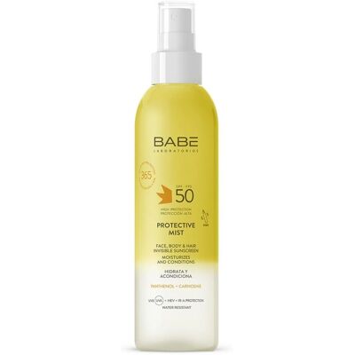Babé Protective Mist SPF50 - Invisible Sunscreen for Face, Body & Hair Babé Protective Mist SPF50 - Invisible Sunscreen for Face, Body & Hair