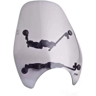 Puig 0840H Impact-Resistant Universal Motorcycle Windshield - Windshield Puig 0840H Impact-Resistant Universal Motorcycle Windshield - Windshield