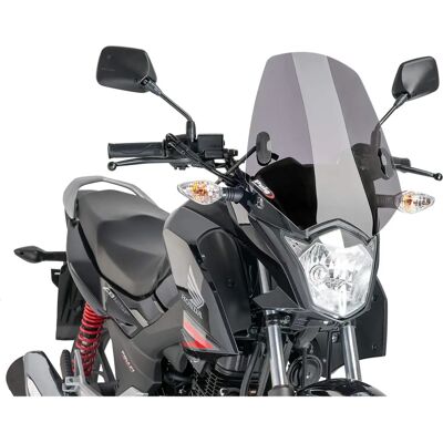 PUIG Windshield for Honda CB - New Generation Sport Fume PUIG Windshield for Honda CB - New Generation Sport Fume