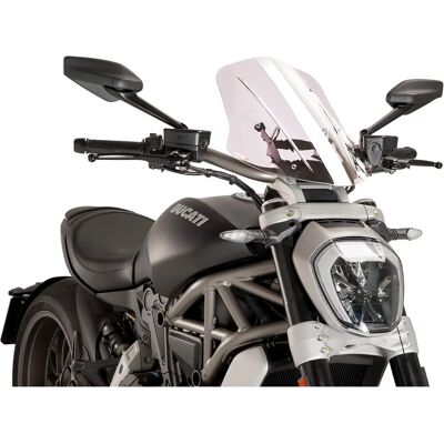Parabrisas Ajustable Puig para Ducati Diavel/X Diavel - Nueva Generación Parabrisas Ajustable Puig para Ducati Diavel/X Diavel - Nueva Generación