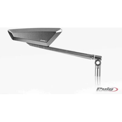Puig Unisex Aluminiowe Lusterko Motocyklowe - Hypernaked - 55mm x 230-260mm - Regulowane Puig Unisex Aluminiowe Lusterko Motocyklowe - Hypernaked - 55mm x 230-260mm - Regulowane