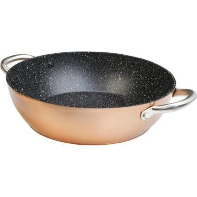 Wecook Professionnel Cazuela Induction 20cm Cuivre Antiadhésif - Publicité Wecook Professionnel Cazuela Induction 20cm Cuivre Antiadhésif - Publicité