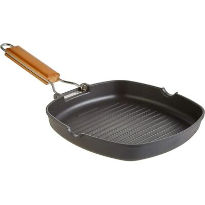 WeCook Ecostone Grill en Aluminium Moulé 28x28cm pour Induction - Poêle - Publicité WeCook Ecostone Grill en Aluminium Moulé 28x28cm pour Induction - Poêle - Publicité