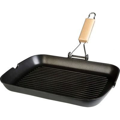Wecook Ecostone Cast Aluminum 34x24cm Grill Pan - Induction Compatible Wecook Ecostone Cast Aluminum 34x24cm Grill Pan - Induction Compatible