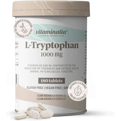 Vitaminalia L-triptofano 1000mg - Suplemento vegano Vitaminalia L-triptofano 1000mg - Suplemento vegano