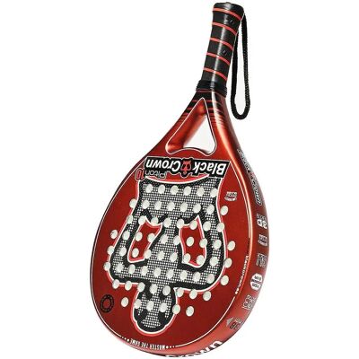 Black Crown Piton 10 Raquette de Padel Rouge - Contrôle Puissant - Publicité Black Crown Piton 10 Raquette de Padel Rouge - Contrôle Puissant - Publicité