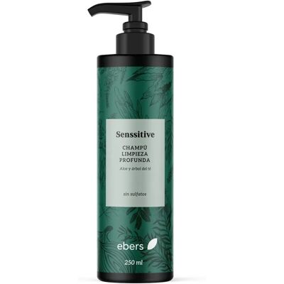 Champú de limpieza profunda Aloe y Árbol del té - Ebers Champú de limpieza profunda Aloe y Árbol del té - Ebers