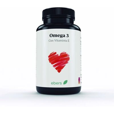 Ebers Omega 3 1000mg - Cápsulas - Apoya cerebro y vista Ebers Omega 3 1000mg - Cápsulas - Apoya cerebro y vista