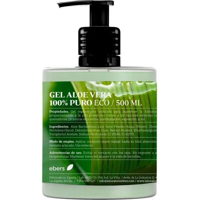 Ebers Aloe Vera Eco Gel - Cuidado hidratante Ebers Aloe Vera Eco Gel - Cuidado hidratante