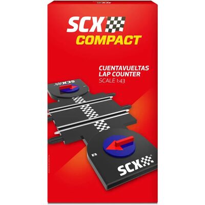 Scalextric Compact Nero - Rennbahn mit Rundenzähler - 1:43 Scalextric Compact Nero - Rennbahn mit Rundenzähler - 1:43