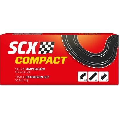 Zestaw rozszerzający tory Scalextric Compact 1:43 Zestaw rozszerzający tory Scalextric Compact 1:43
