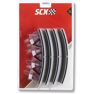 Set di 4 curve interne ed esterne Scalextric - Accessori pista Set di 4 curve interne ed esterne Scalextric - Accessori pista