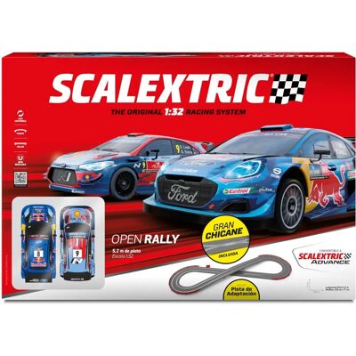 Scalextric Hyundai Ford Rally Set - 1:32 Scale Rally Car Track Scalextric Hyundai Ford Rally Set - 1:32 Scale Rally Car Track