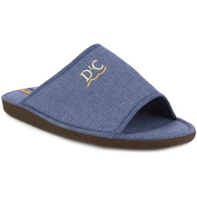 Doctor Cutillas Blaue Leinenhausschuhe - Hauspantoffeln Doctor Cutillas Blaue Leinenhausschuhe - Hauspantoffeln
