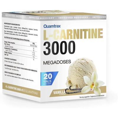 Quamtrax L-Carnitina 3000 Vainilla - Suplemento Quamtrax L-Carnitina 3000 Vainilla - Suplemento
