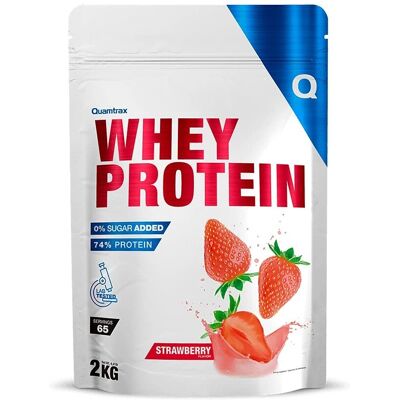 Quamtrax Nutrition - 100% Proteína de Soro 2kg - Chocolate Morango Cookies Quamtrax Nutrition - 100% Proteína de Soro 2kg - Chocolate Morango Cookies