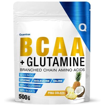 Suplemento QUAMTRAX Piña Colada BCAA Glutamina Suplemento QUAMTRAX Piña Colada BCAA Glutamina