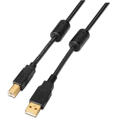 Aisens USB Cable A101-0009 - 2m, Black, USB 2.0 - Type A to B Aisens USB Cable A101-0009 - 2m, Black, USB 2.0 - Type A to B