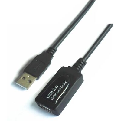 Aisens 10m USB 2.0 Cable - Black - Extension & Amplifier Aisens 10m USB 2.0 Cable - Black - Extension & Amplifier