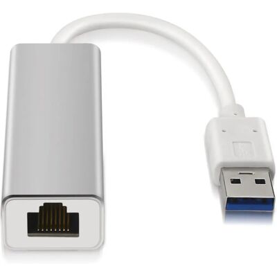 Aisens A106-0049 Kabel & Adapter - Wit, Zilver - Ethernet, USB 3.0 Aisens A106-0049 Kabel & Adapter - Wit, Zilver - Ethernet, USB 3.0
