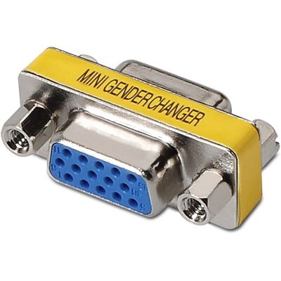 AISENS A114-0082 VGA D-sub Gender Changer - Blue, Silver - Cable Type AISENS A114-0082 VGA D-sub Gender Changer - Blue, Silver - Cable Type