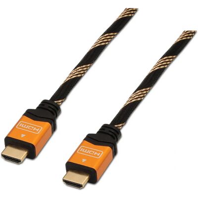 Cavo HDMI AISENS A119-0107 - 1,8m - Nero - Alta Velocità con Ethernet Cavo HDMI AISENS A119-0107 - 1,8m - Nero - Alta Velocità con Ethernet