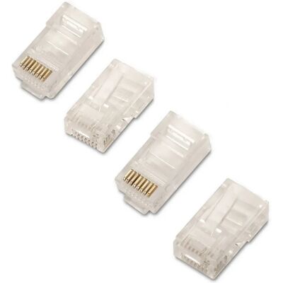 Aisens A138-0292 Conector RJ45 Transparente - Conector de fio Aisens A138-0292 Conector RJ45 Transparente - Conector de fio