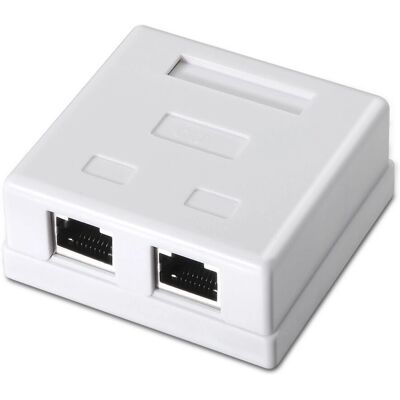 AISENS A139-0304 Network Junction Box - Cat6, White AISENS A139-0304 Network Junction Box - Cat6, White