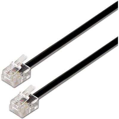 Černý 2m telefonní kabel AISENS A143-0319 - Typ telefonu Černý 2m telefonní kabel AISENS A143-0319 - Typ telefonu