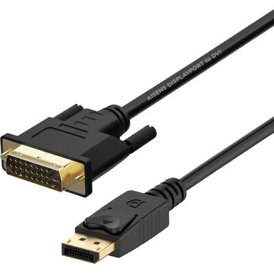 AISENS A125-0366 Video Kabeladapter - 2m DisplayPort DVI - Schwarz AISENS A125-0366 Video Kabeladapter - 2m DisplayPort DVI - Schwarz