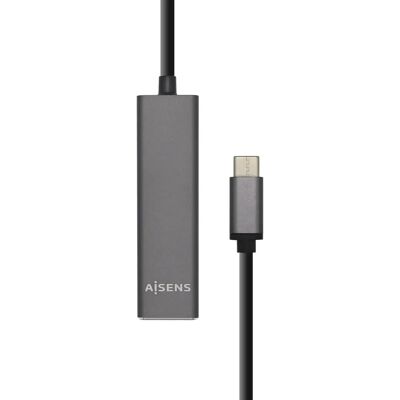 Aisens A109-0403 USB Hub - 4 Port, Antracit Aisens A109-0403 USB Hub - 4 Port, Antracit