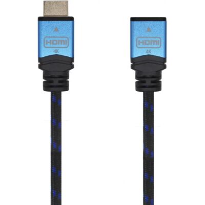 Aisens A120-0453 HDMI Kabel - 2m Schwarz/Blau - 4K HDR - Typ A Aisens A120-0453 HDMI Kabel - 2m Schwarz/Blau - 4K HDR - Typ A