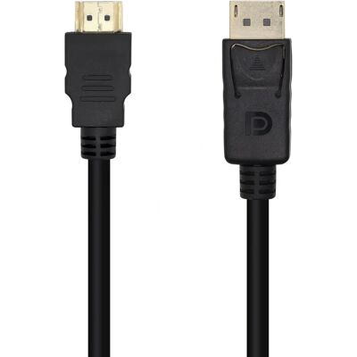 Aisens A125-0460 DisplayPort HDMI Kabel - 3m Schwarz Aisens A125-0460 DisplayPort HDMI Kabel - 3m Schwarz
