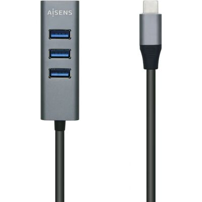 Aisens A109-0508 Hub USB - 4 Ports - Gris - Publicité Aisens A109-0508 Hub USB - 4 Ports - Gris - Publicité