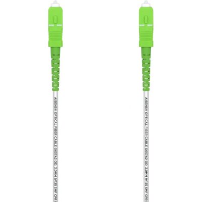 Cable de fibra óptica Aisens A152-0493 - 1m, Monomodo, Blanco Cable de fibra óptica Aisens A152-0493 - 1m, Monomodo, Blanco