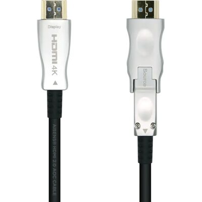 AISENS A148-0513 HDMI-kabel - 40m, Micro & Standard, Svart AISENS A148-0513 HDMI-kabel - 40m, Micro & Standard, Svart