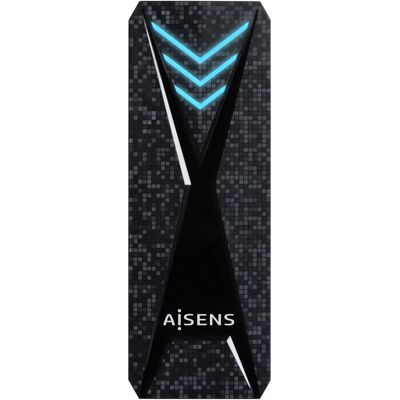 Aisens ASM2-RGB013B Zwart M.2 SSD Behuizing USB-C LAN Aisens ASM2-RGB013B Zwart M.2 SSD Behuizing USB-C LAN