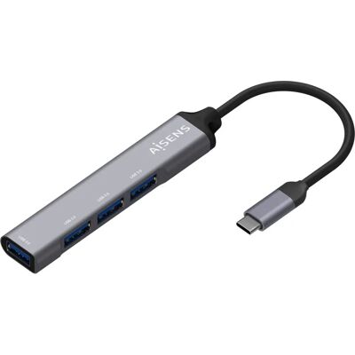 Aisens A109-0541 USB-hub - 4x USB-A, USB-C, Szürke Aisens A109-0541 USB-hub - 4x USB-A, USB-C, Szürke