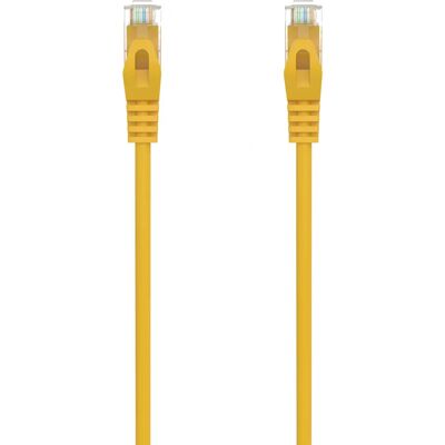 Kabel sieciowy AISENS A145-0565 - 0,5 m, Cat6a U/UTP, Żółty Kabel sieciowy AISENS A145-0565 - 0,5 m, Cat6a U/UTP, Żółty