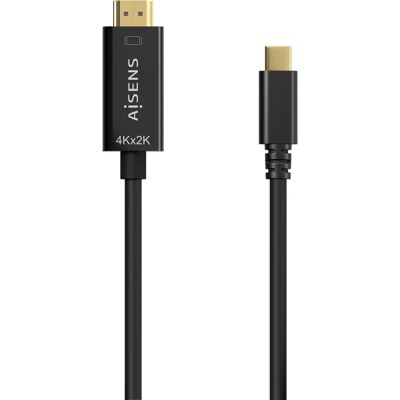 Aisens A109-0623 Videokabeladapter - 80cm - Svart - 4K-stöd Aisens A109-0623 Videokabeladapter - 80cm - Svart - 4K-stöd