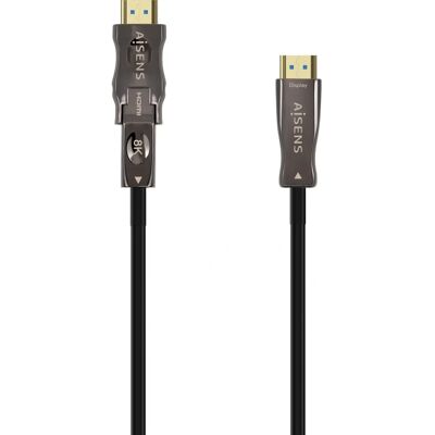 AISENS A153-0646 HDMI Kabel - 30m - Schwarz - HDMI 2.1 Ultra Hochgeschwindigkeit AISENS A153-0646 HDMI Kabel - 30m - Schwarz - HDMI 2.1 Ultra Hochgeschwindigkeit